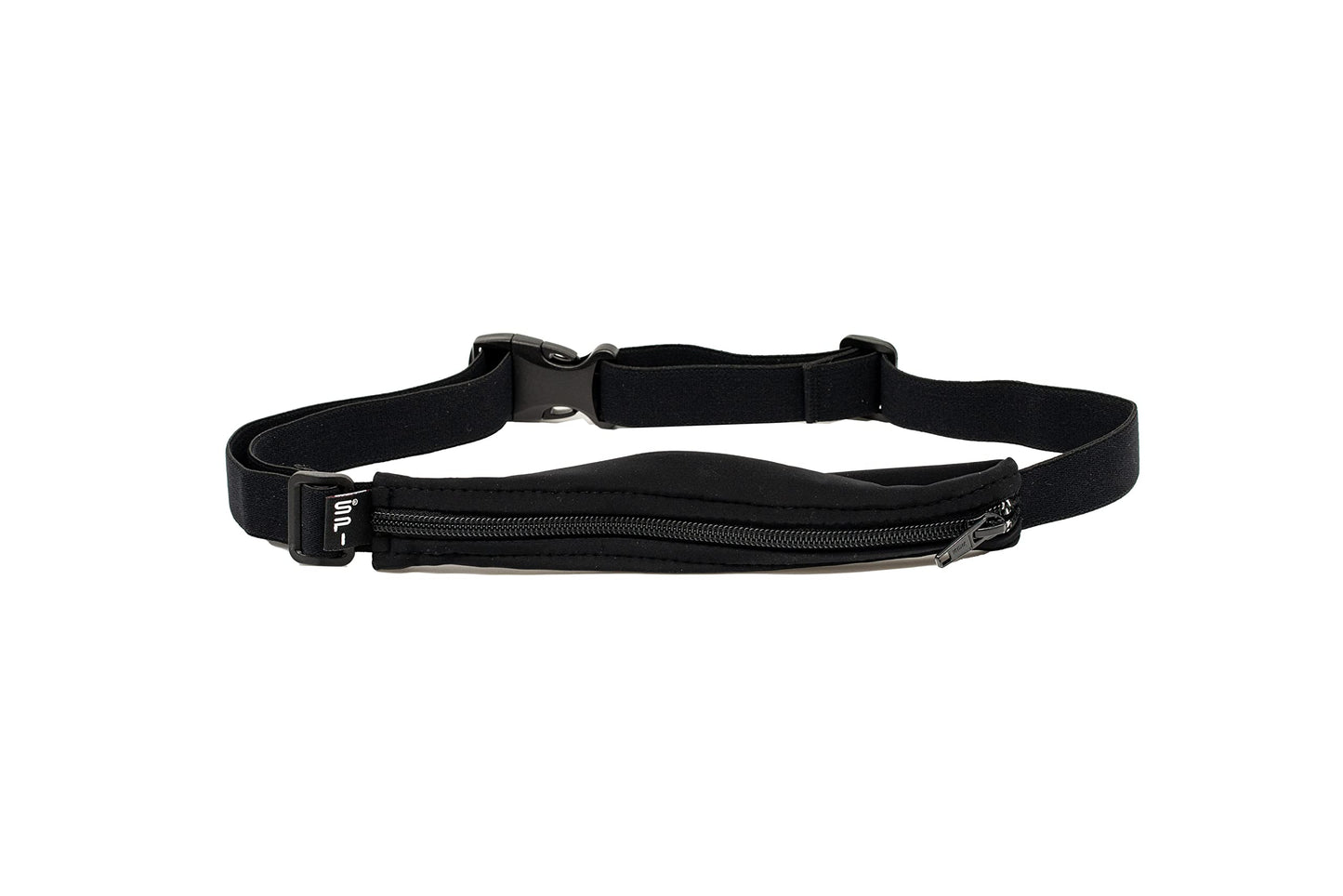 SPIbelt Running Belt Original for Women Men, Phone Holder for Running, Running Fanny Pack, Holder for Phone, Running Waist Pack, Adjustable, [Fits All Phones]. No Logo Band, Black with Black Zipper