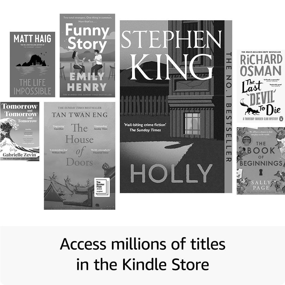 Amazon Kindle Paperwhite Signature Edition (32 GB) – Our fastest Kindle with an auto-adjusting front light, wireless charging and weeks of battery life – Without Ads - Metallic Black