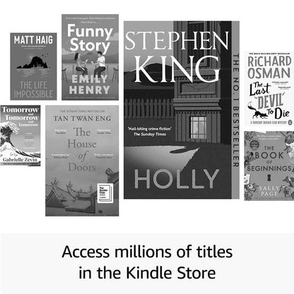 Amazon Kindle Paperwhite Signature Edition (32 GB) – Our fastest Kindle with an auto-adjusting front light, wireless charging and weeks of battery life – Without Ads - Metallic Black
