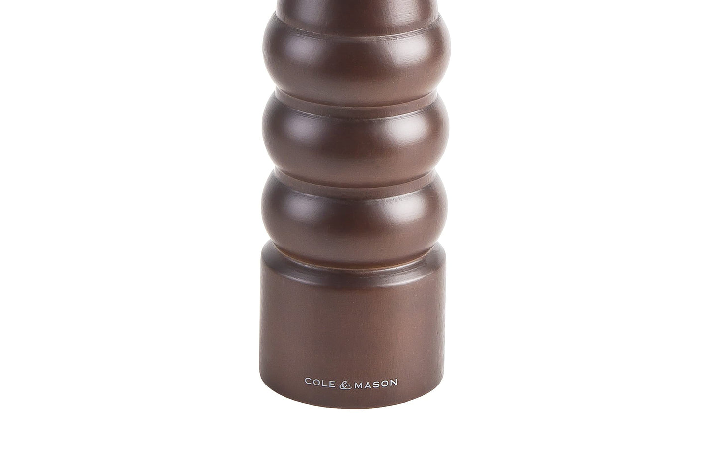 Cole & Mason HB1644P Forest Capstan Pepper Mill, Precision+ Wooden, Stained Beech Wood, 400 mm, Single, Includes 1 x Pepper Grinder