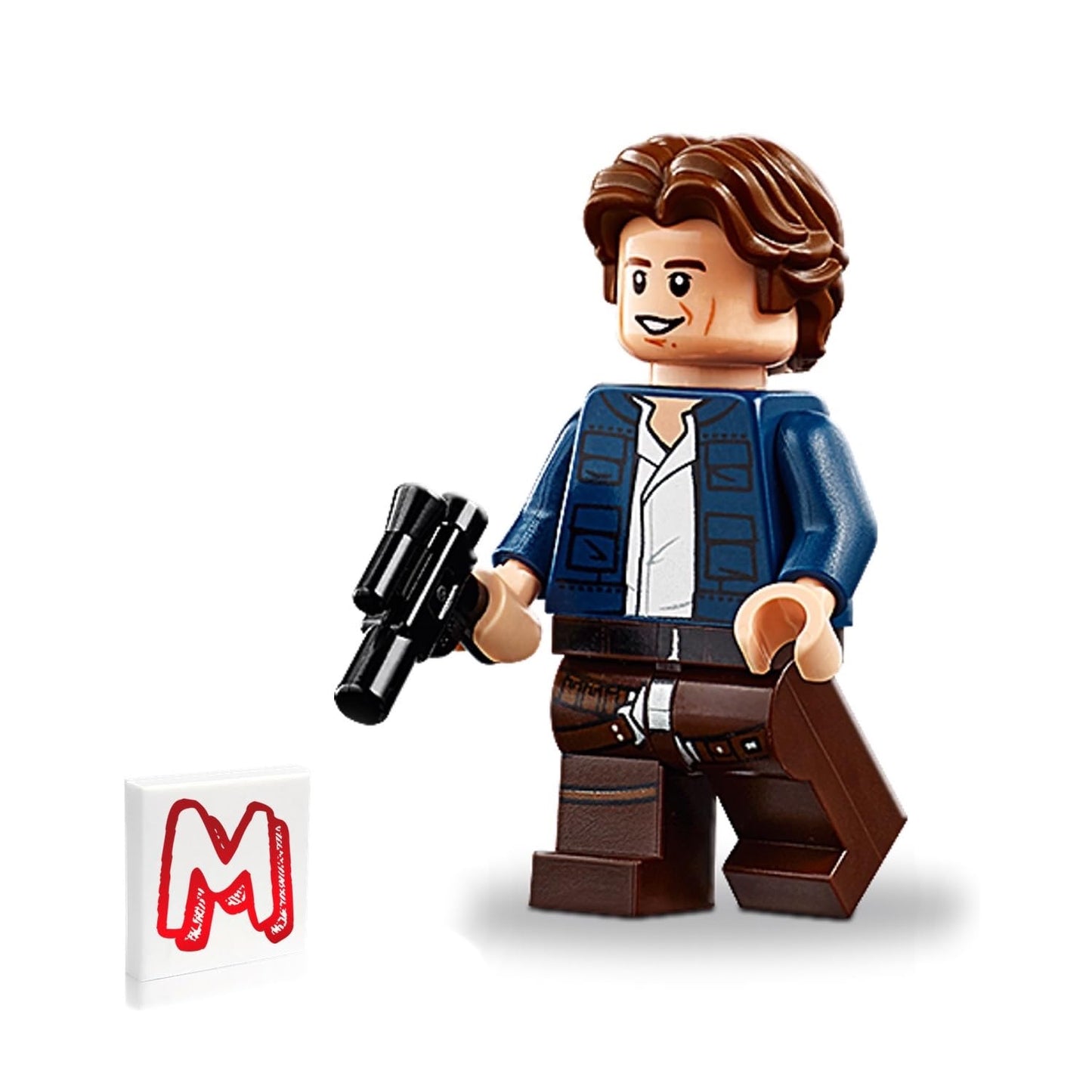 LEGO Star Wars Cloud City Minifigure - Han Solo with Holster Pattern (with Blaster) 75243