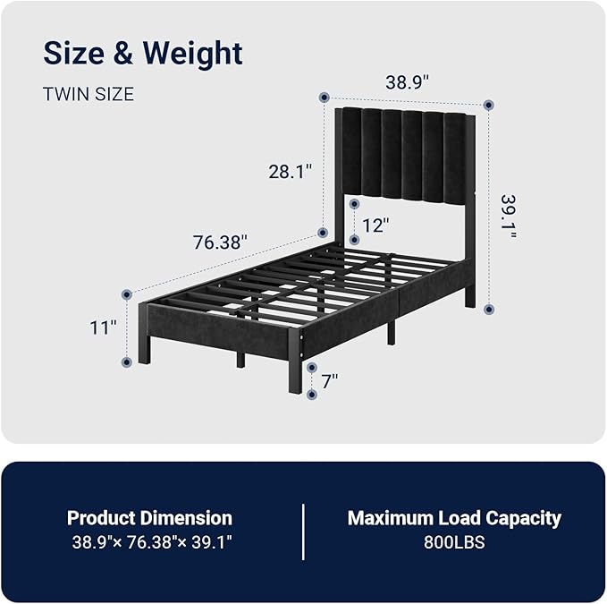 Avenco Twin Size Bed Frame