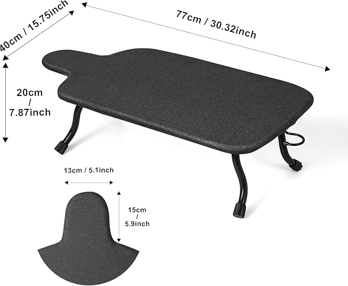 Duwee 15"x30" Table Top Ironing Board Extra Wide