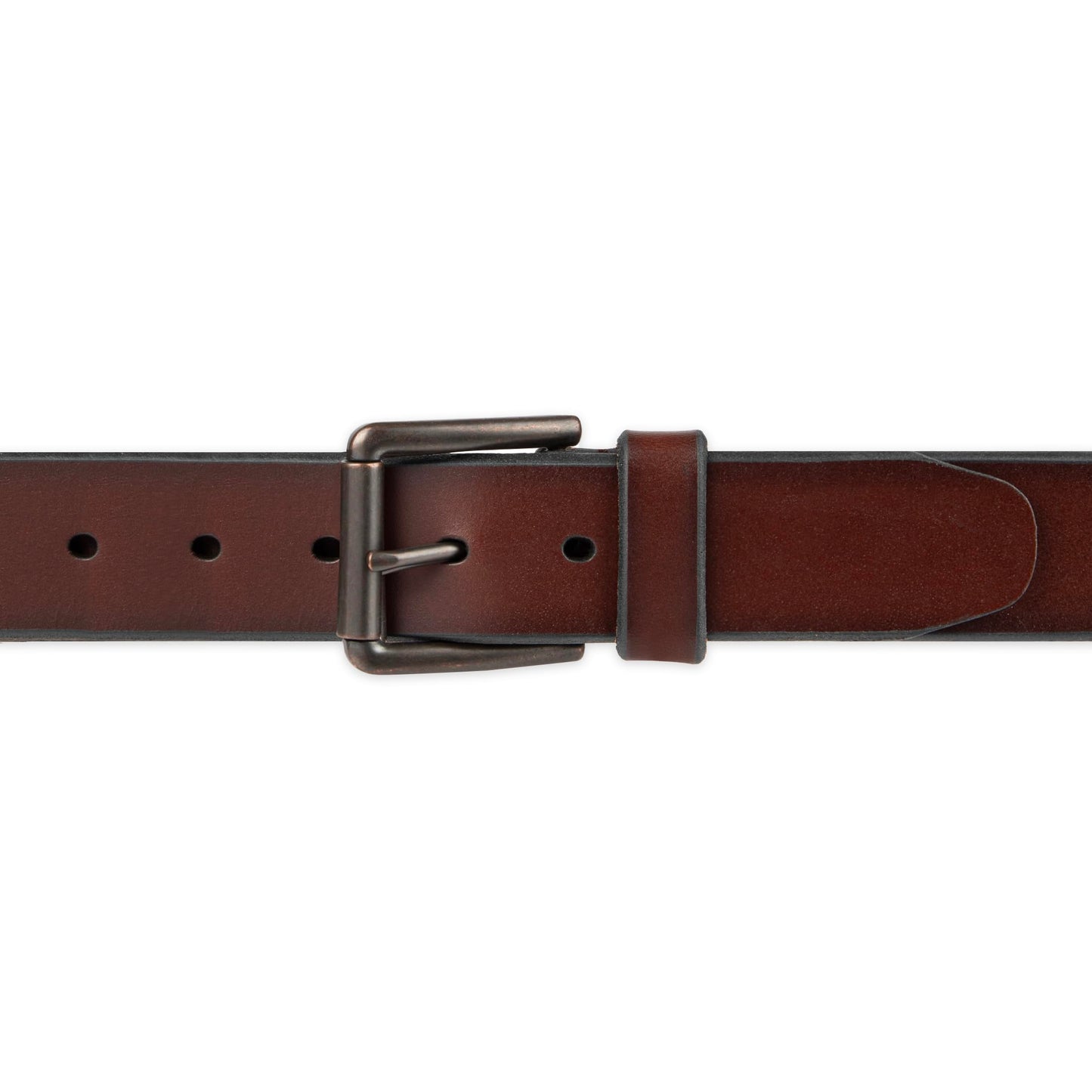 Dockers Men's Casual Leather Belt - 100% Soft Top Grain Genuine Leather Strap with Classic Prong Buckle ,Brown,40