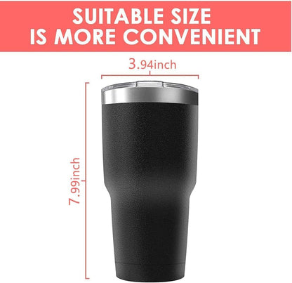 Deitybless 30oz Stainless Steel Travel Mug with Lid, 25 Pack Double Wall Vacuum Insulated Bulk Tumbler, Powder Coated Coffee Cup Suitable for Vehicle Cup Holders (White)