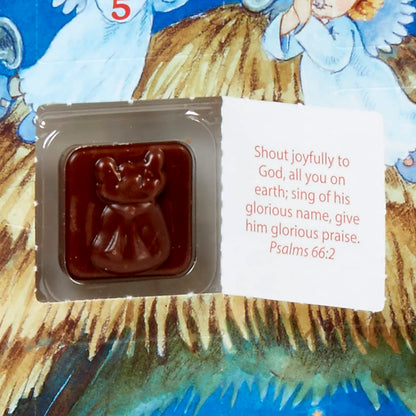 Nativity Chocolate Advent Calendar by Vermont Christmas Company - Delicious Milk Chocolate - Nativity Story - Celebrate the True Meaning of Christmas
