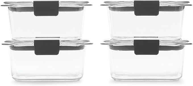 Rubbermaid Brilliance BPA Free Airtight Food Storage Containers