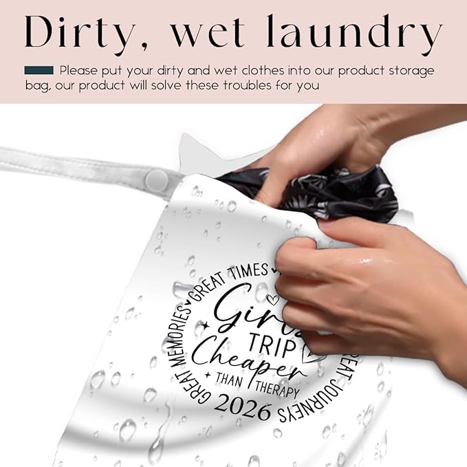 Girls Trip Gifts Wet Dry Bag, Beach Bag Wet Bag Favors,
