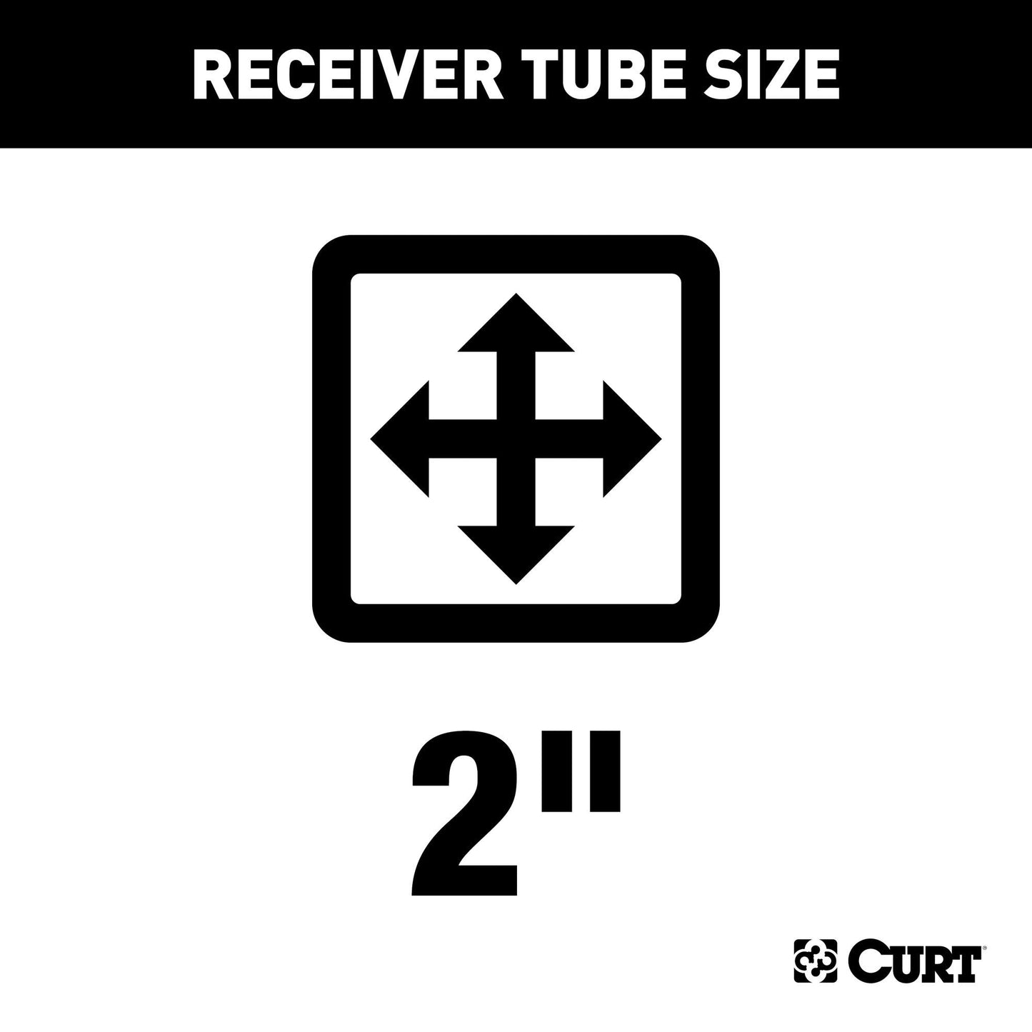 Allen Sports Premier Locking Quick Release 5-Bike Carrier for 2 in. Hitch & CURT 13105 Class 3 Trailer Hitch, 2-Inch Receiver, Exposed Main Body, Fits Select Toyota Sienna, Gloss Black Powder Coat