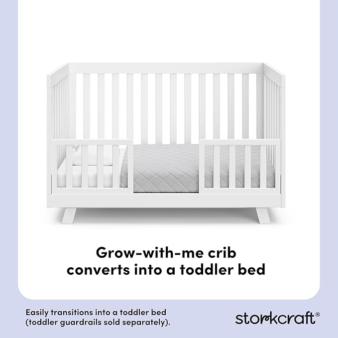 Storkcraft Beckett 3-in-1 Convertible Crib – GREENGUARD Gold Certified