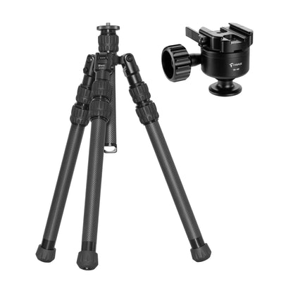 FANAUE Carbon Fiber Tripod with Fluid Ball Head, Compatible with Arca Swiss/RRS for Camera, Binoculars Telescope