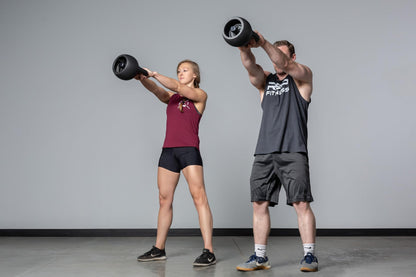 Rep Fitness Adjustable Kettlebell with Matte Powder Coating – Quickly Select From Multiple KG or LB Weight Options for HIIT and Cross-Training Workouts