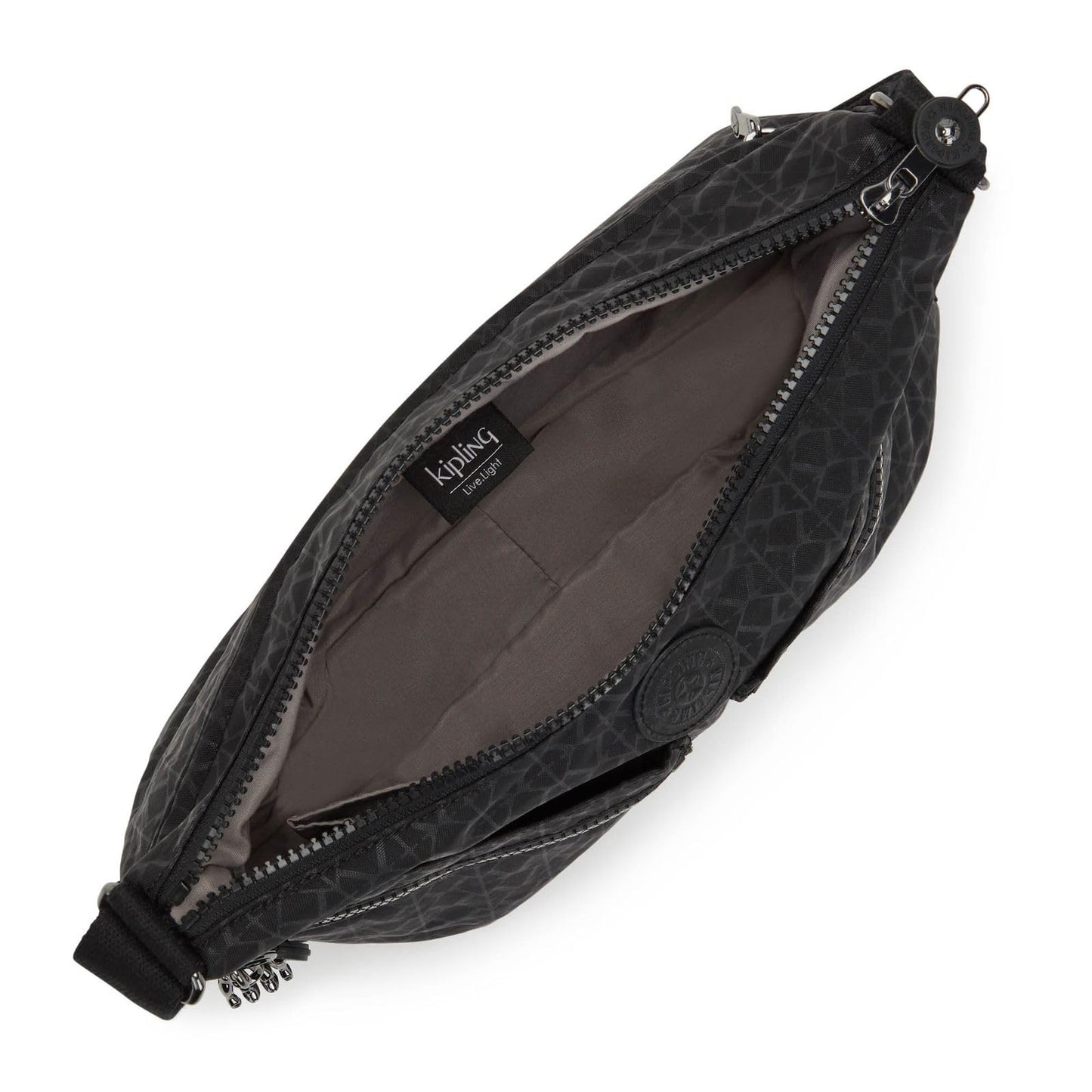 Kipling IZELLAH Medium crossbody, Signature Emb (Black)
