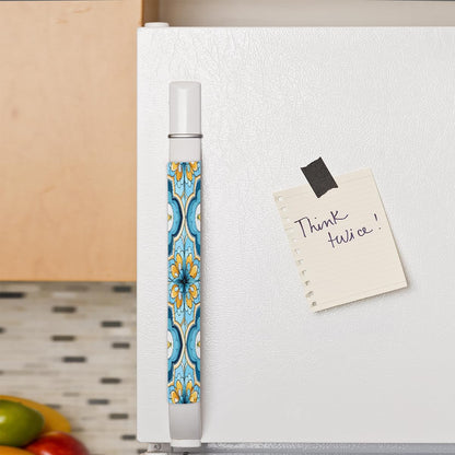 DXTKWL Blue Yellow Quatrefoil Pattern Refrigerator Door Handle Covers Set of 2 Kitchen Appliance Handle Covers Protector for Fridge Microwave Stove Oven Dishwasher