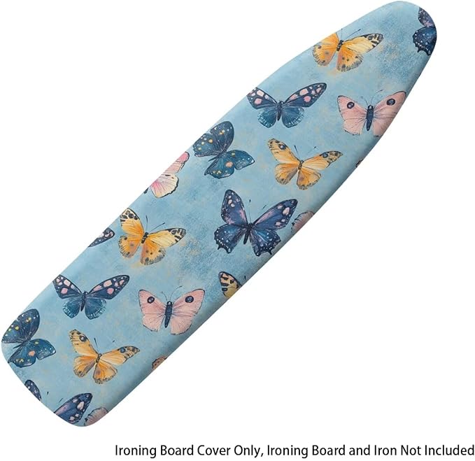 Blue Butterflies Ironing Board Cover