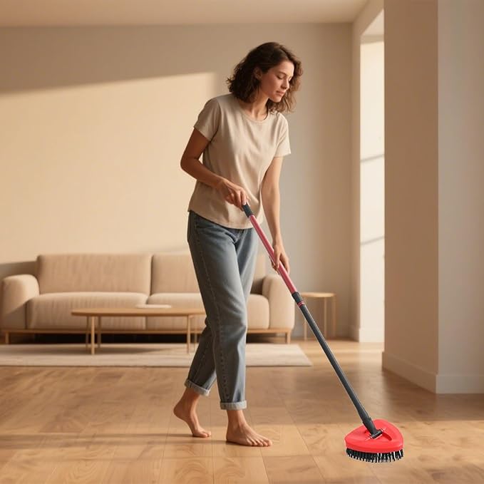 2 Pack Scrubber Mop Replace Head Compatible