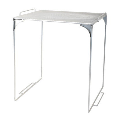 AUECOOME Locker Organizer Shelf Stackable Extra Locker Shelf for School Locker Organizer Storage Cabinet Accessories Suitable for School, Office, and Home use (1, Grey)