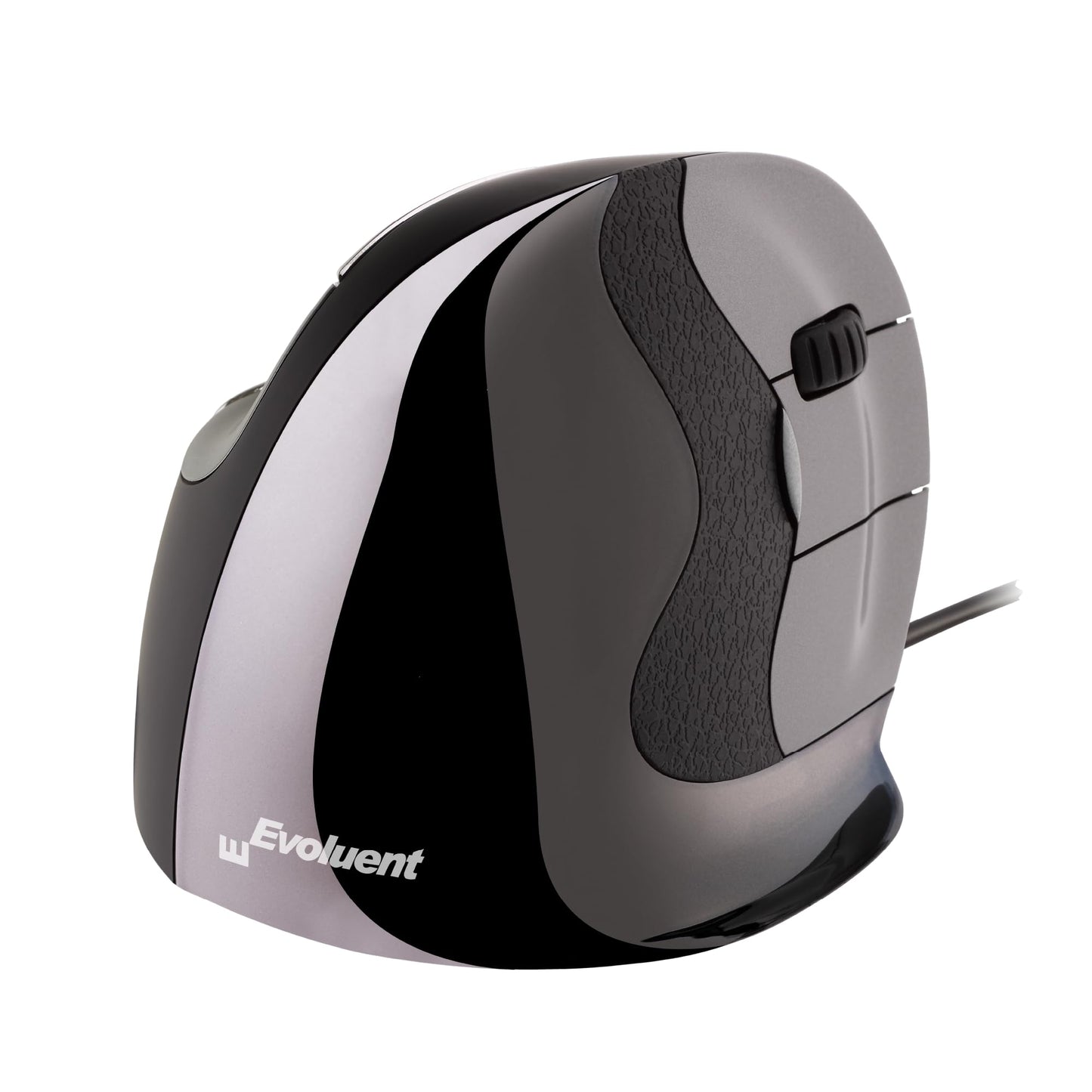 Evoluent – Inventor of The Vertical Mouse – VMDMW Ergonomic Vertical Mouse Right Hand Med USB Wireless, Sculpted for Comfort, Reduces Wrist Strain, 4 Speeds, 6 Customizable Buttons in Windows