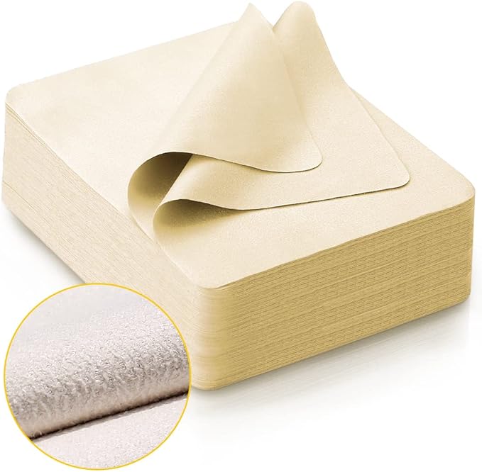 100 PCS Glasses Clean Cloth Suede, Lens Clean Cloth