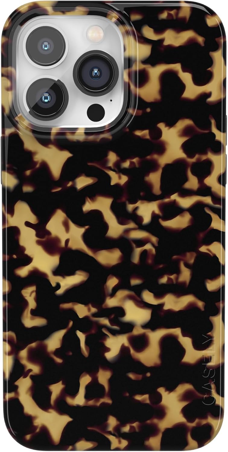 Casely iPhone 14 Pro Max Case | Fit Check | Neutral Checkerboard | Compatible with MagSafe | Classic Ultra Slim Design