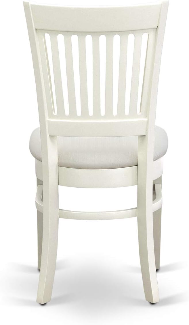 East West Furniture NDVA5-LWH-C 5 Piece Modern Dining Table Set Includes a