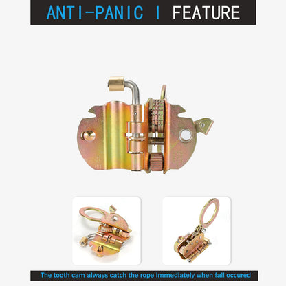 FHFallArrest Fall Protection Rope Grab,Fall Arrester, Used with 5/8” Lifeline Rope, for Construction, Climbing, Comply to ANSI/OSHA