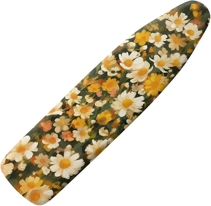 Painting Flower Ironing Board Pad and Cover Durable Thick Daisy Ironing Board