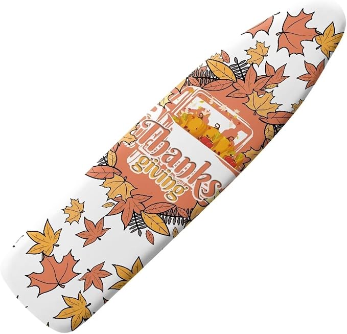 Maple Leaf Ironing Board Cover and Pad Stain Resistant Thick Thanksgiving
