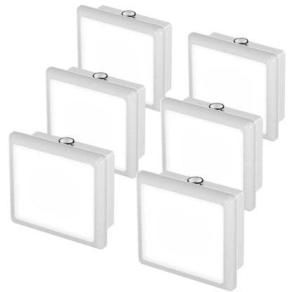 L LOHAS LED Night Lights Plug into Wall, [6-Pack] Plug in Night Light, Dusk-to-Dawn Sensor, 3000K Soft White 0.3W Bright Nightlight Auto-On/Off for Adults Kids Room Bedroom Bathroom Hallway Kitchen