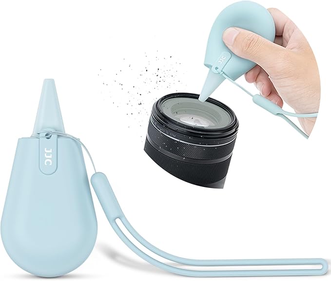 Pocket-Sized Silicone Camera Dust Blower Lens Air Blower, Small Camera Lens