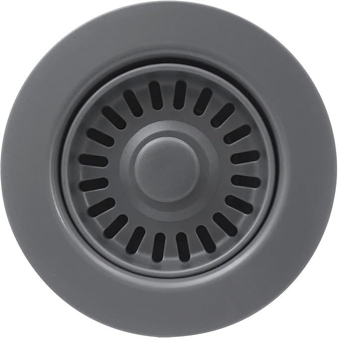 3-1/2 Inch Polymer Urban Gray Sink Drain Assembly