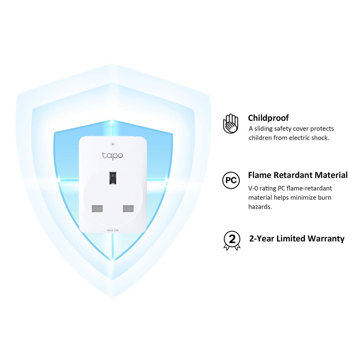 Tapo P100 (4-Pack) Smart Plug, Wi-Fi Plug, App Remote Control, Alexa Plug, Voice Control with Alexa & Google, Away Mode, Scheduling & Timer, Device Sharing, Easy Set Up, Multiple Safety Guarantees