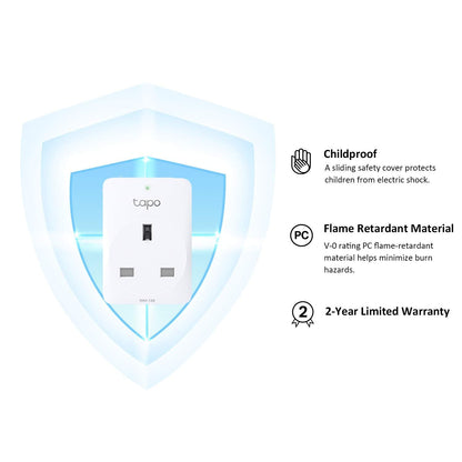 Tapo P100 (4-Pack) Smart Plug, Wi-Fi Plug, App Remote Control, Alexa Plug, Voice Control with Alexa & Google, Away Mode, Scheduling & Timer, Device Sharing, Easy Set Up, Multiple Safety Guarantees