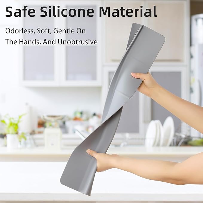 23" Ultra Silicone Sink Splash Guard Released in 2025/Dec, Self-Draining Water
