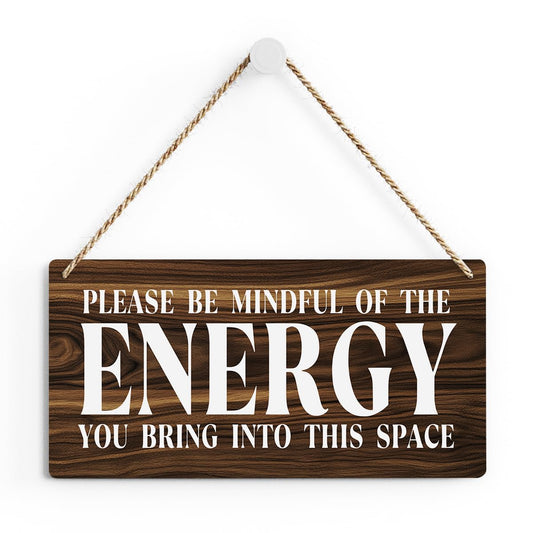 Inspirational Zen Wall Art, Positive Affirmations Wall Decor, Meditation Room Decor Spa Decor Spiritual Wall Art Decor Hanging Sign Wood Plaque Block for Home Office Bathroom Bedroom