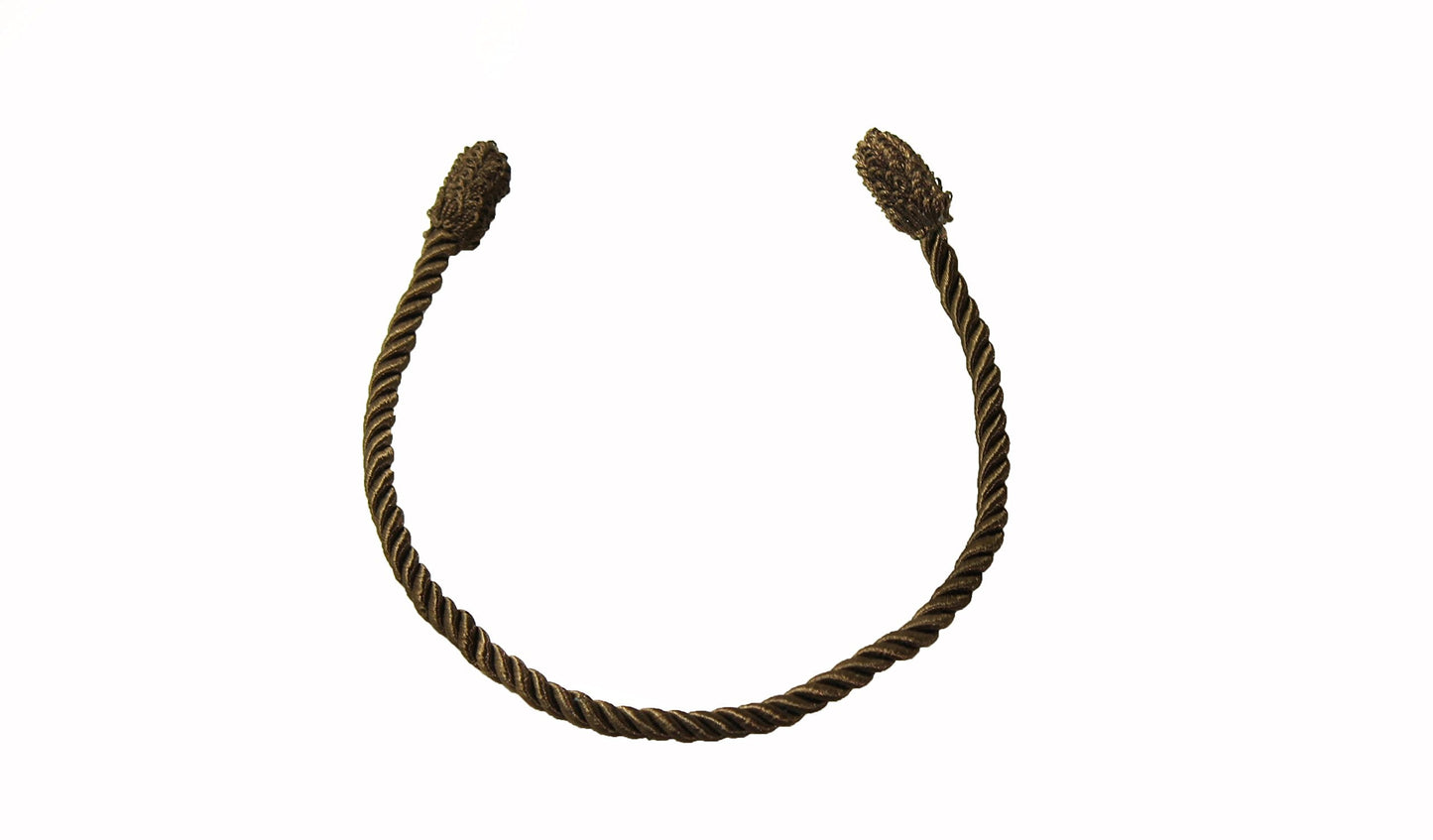 Haute Decor Decorative Twist Ties, 6 Pack, 16 inches (Brown) - Hang Garland, Lights and More
