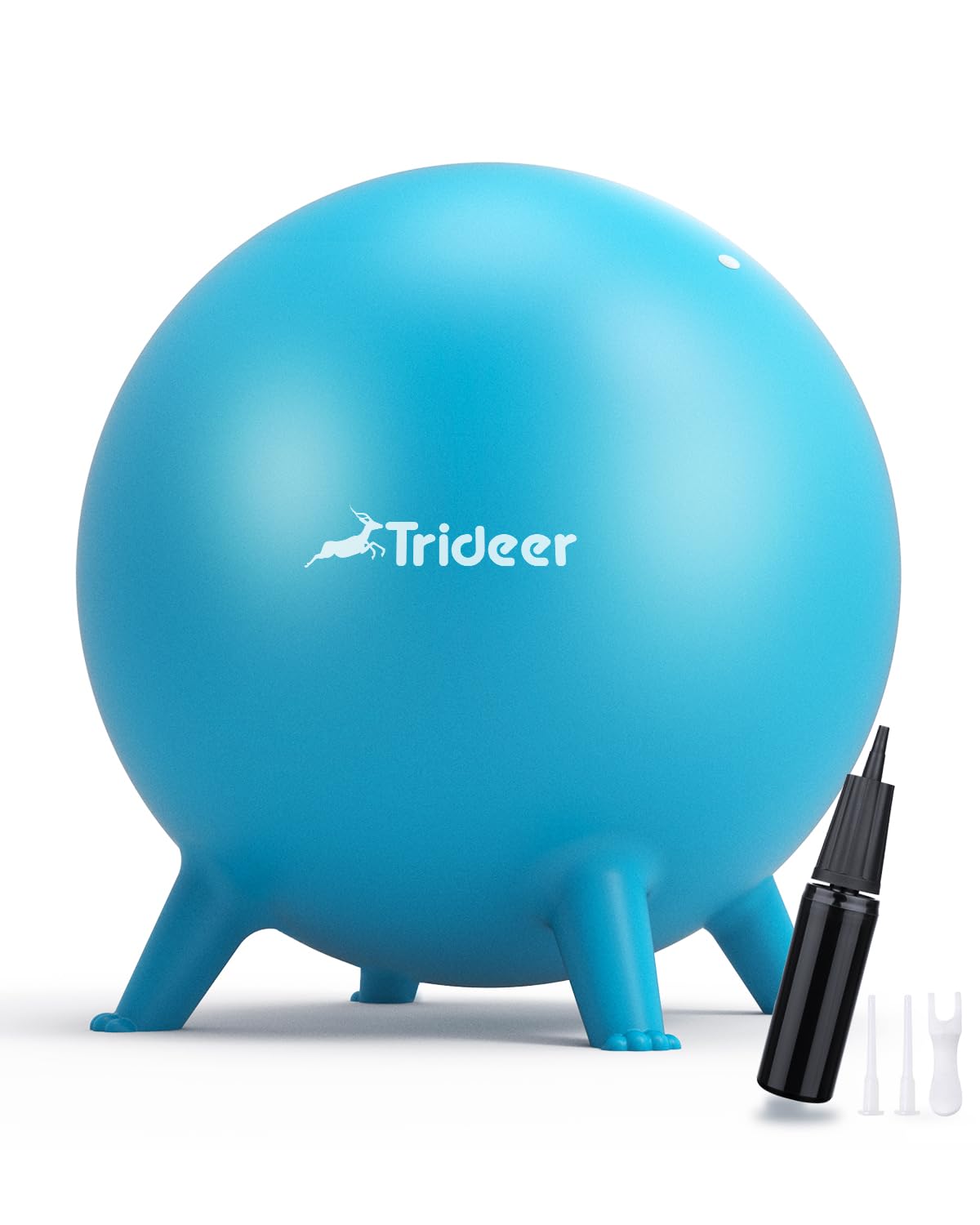 Trideer Flexible Seating for Classroom Elementary, Yoga Ball Chairs for Kids, Wobble Chair of School Supplies for Sensory Kids, Student Desk Chairs for Homeschool (Blue, 55cm)