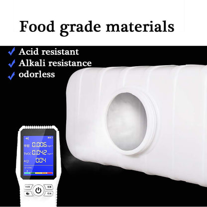 SXKJDM Large Plastic Water Storage Tanks Emergency Water Storage 50L/80L/110L/200L Camping & Hiking Water Storage Water Container Multifunctional Water Tank(Size:110L/29gallon)