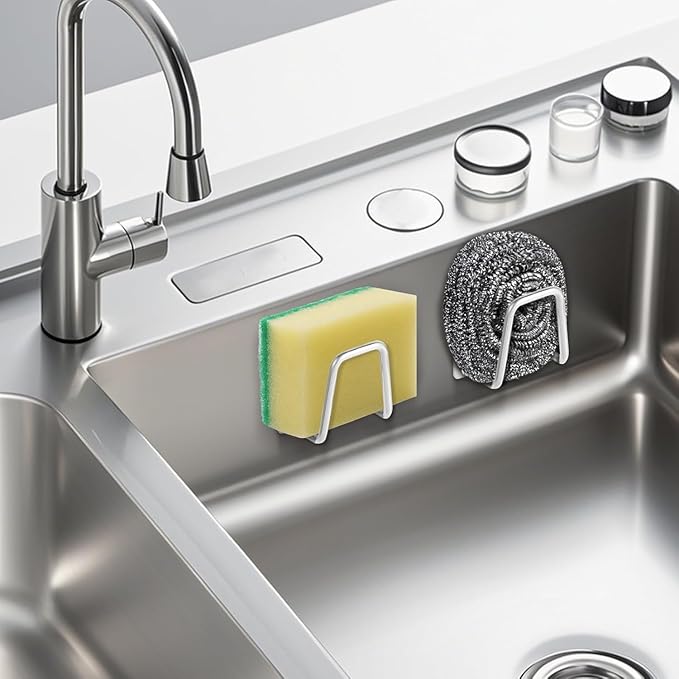 Magnetic Sponge Holder for Kitchen Sink, Kitchen Accessories, Dish Sponge
