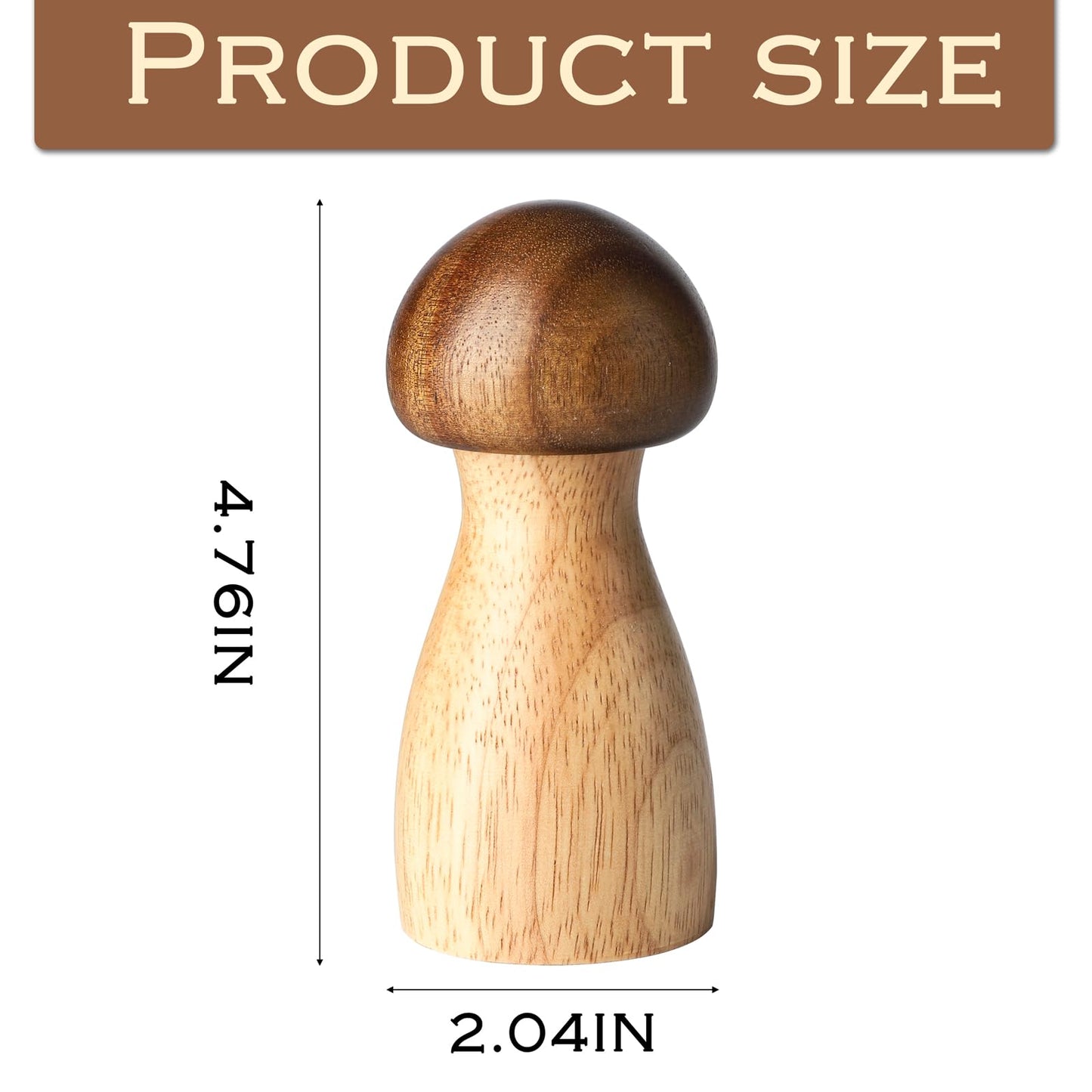 Salt and Pepper Mill Set, Mushroom Shape Salt and Pepper Shaker, Ceramic Pepper Grinder, Coarse and Fine Adjustable, Home, Restaurant, Kitchen Applicable (2)