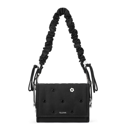 Telena Crossbody Bags for Women Cross Body Purse with Guitar Strap Lightweight Puffer Shoulder Bag for Travel