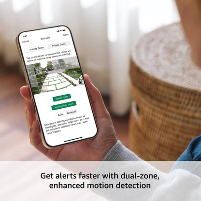 Blink Outdoor 4 – Wireless smart security camera, two-year battery life, 1080p HD day and infrared night live view, two-way talk. Sync Module Core included – 5 camera system
