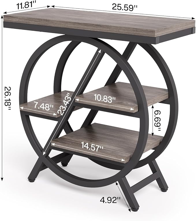 LITTLE TREE End Table, Narrow Side Table