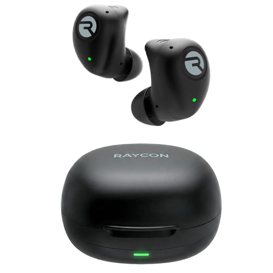 Raycon Fitness Bluetooth Wireless Earbuds + Microphone with Active Noise Canceling, Sweat & Water-Resistant Earphones, Running Headphones, Ear Buds Wireless Bluetooth 56 Hours Playtime (Black)
