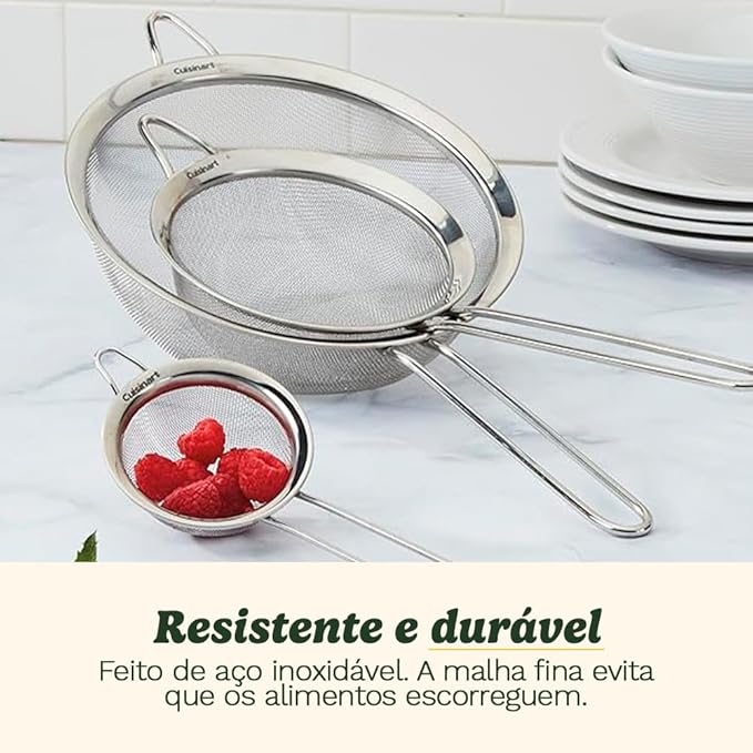 Cuisinart Mesh Strainers, CTG-00-3MS Silver