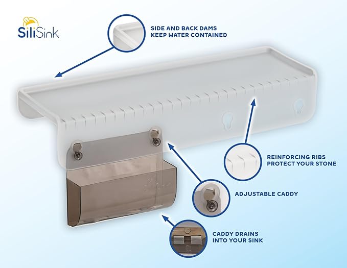 SiliSink Silicone Edge Guard for Kitchen Sink