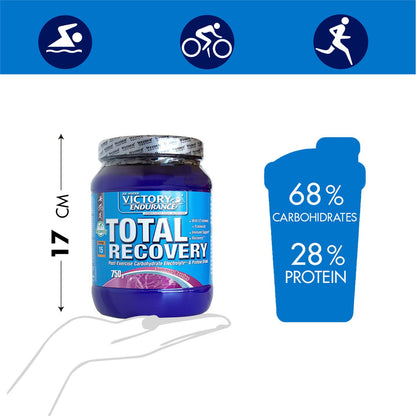 Victory Endurance Total Recovery (750g) Summer Berries Flavour; Maximizes Recovery After Training; Enriched with Electrolytes and Vitamins