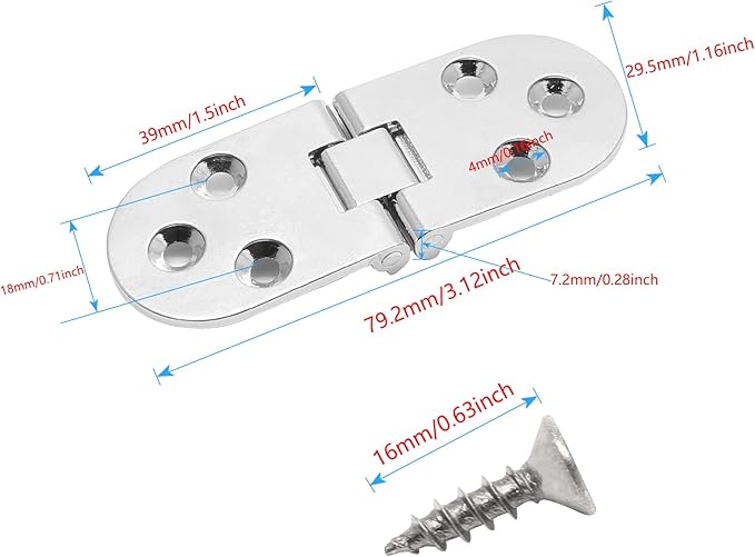 Piutouyar Silver Butler Tray Hinge