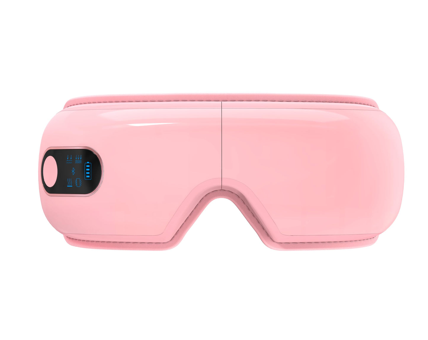 TLINNA Eye Massager with Airbag Kneading,Constant Temperature Hot Compress, Multi-Frequency Vibration and Bluetooth Music (Blush Pink, Large)