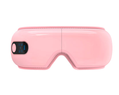 TLINNA Eye Massager with Airbag Kneading,Constant Temperature Hot Compress, Multi-Frequency Vibration and Bluetooth Music (Blush Pink, Large)